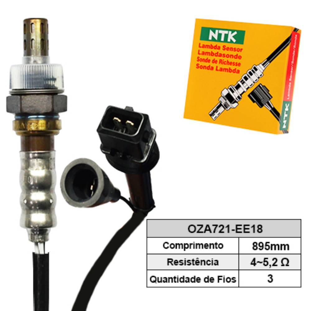 SONDA LAMBDA PRÉ CATALISADOR - NTK - OZA721EE18