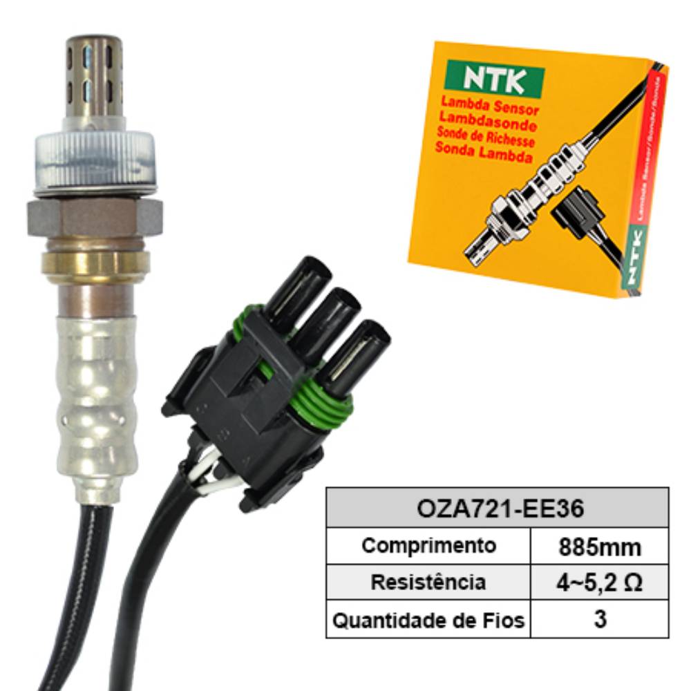 SONDA LAMBDA PRÉ CATALISADOR - NTK - OZA721EE36