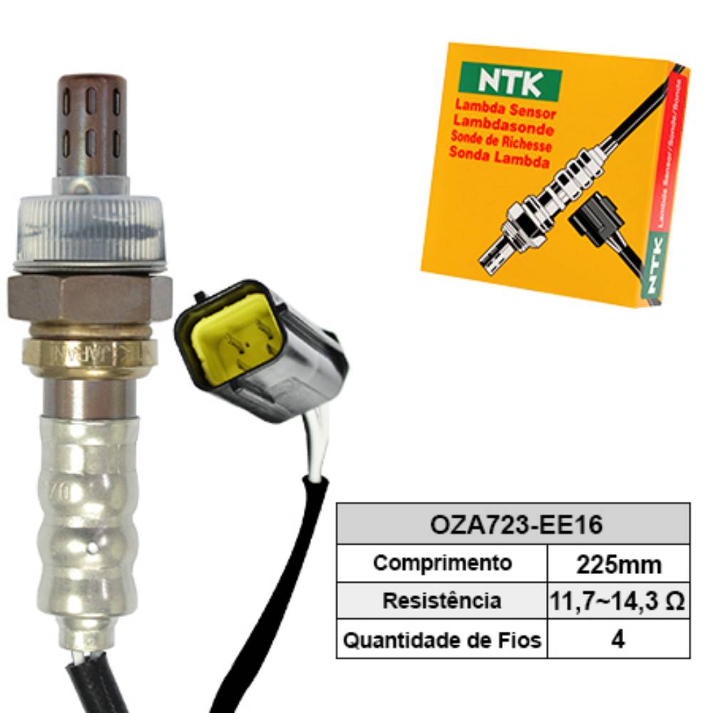 SONDA LAMBDA PRÉ CATALISADOR - NTK - OZA723EE16