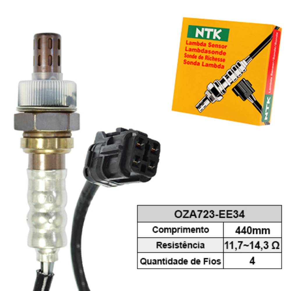 SONDA LAMBDA PÓS CATALISADOR - NTK - OZA723EE34