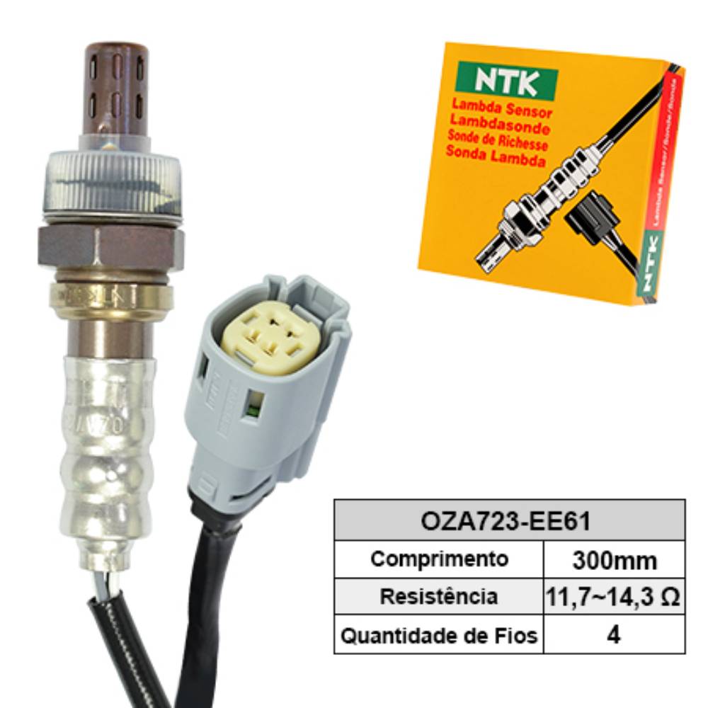 SONDA LAMBDA PÓS CATALISADOR - NTK - OZA723EE61