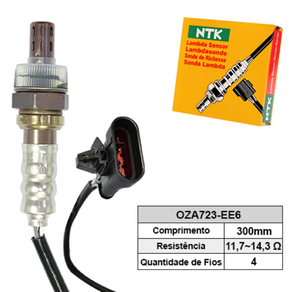 SONDA LAMBDA PÓS CATALISADOR - NGK - OZA723EE6