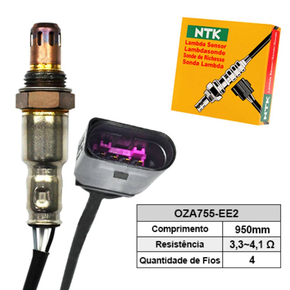 SONDA LAMBDA PÓS CATALISADOR - NTK - OZA755EE2