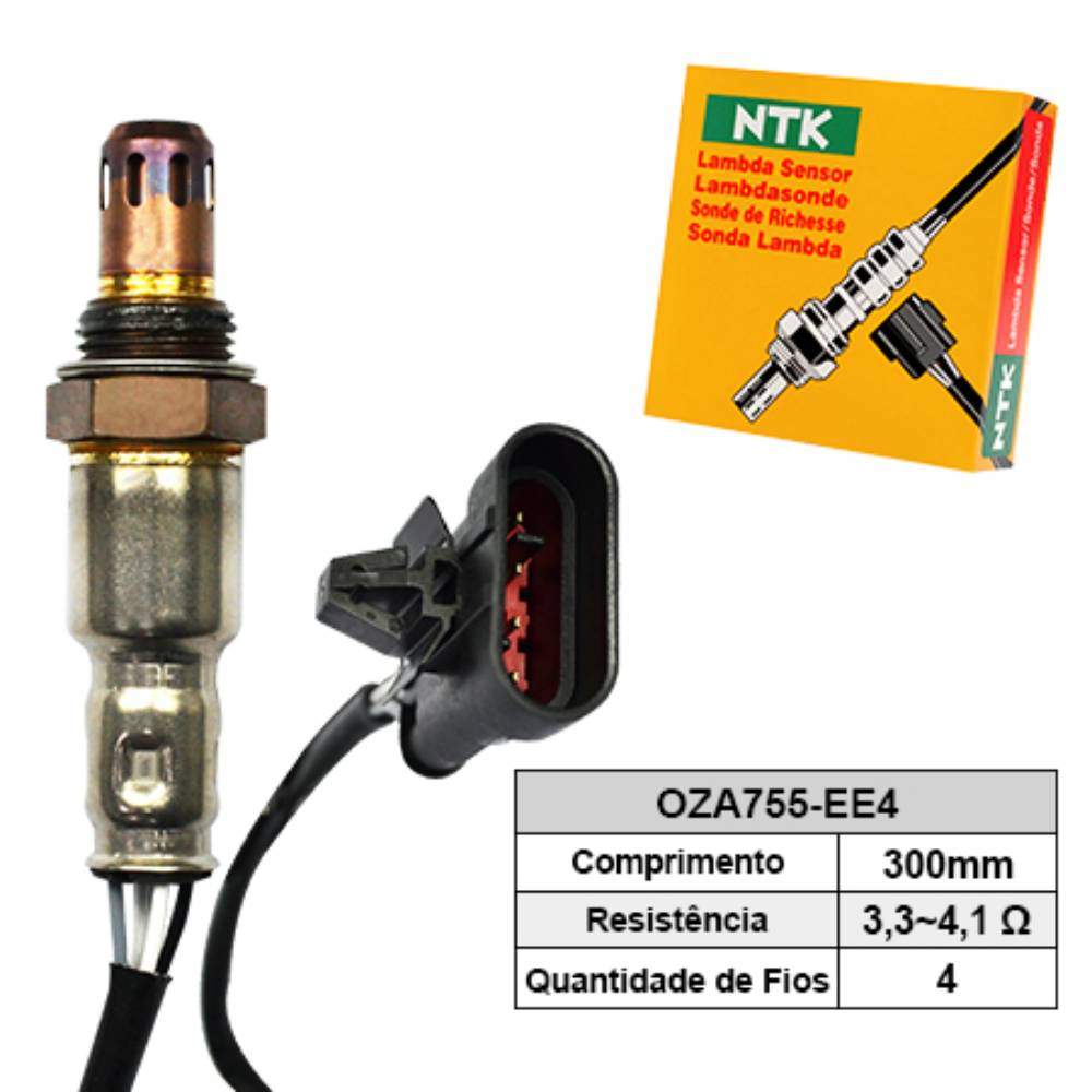 SONDA LAMBDA PÓS CATALISADOR - NTK - OZA755EE4